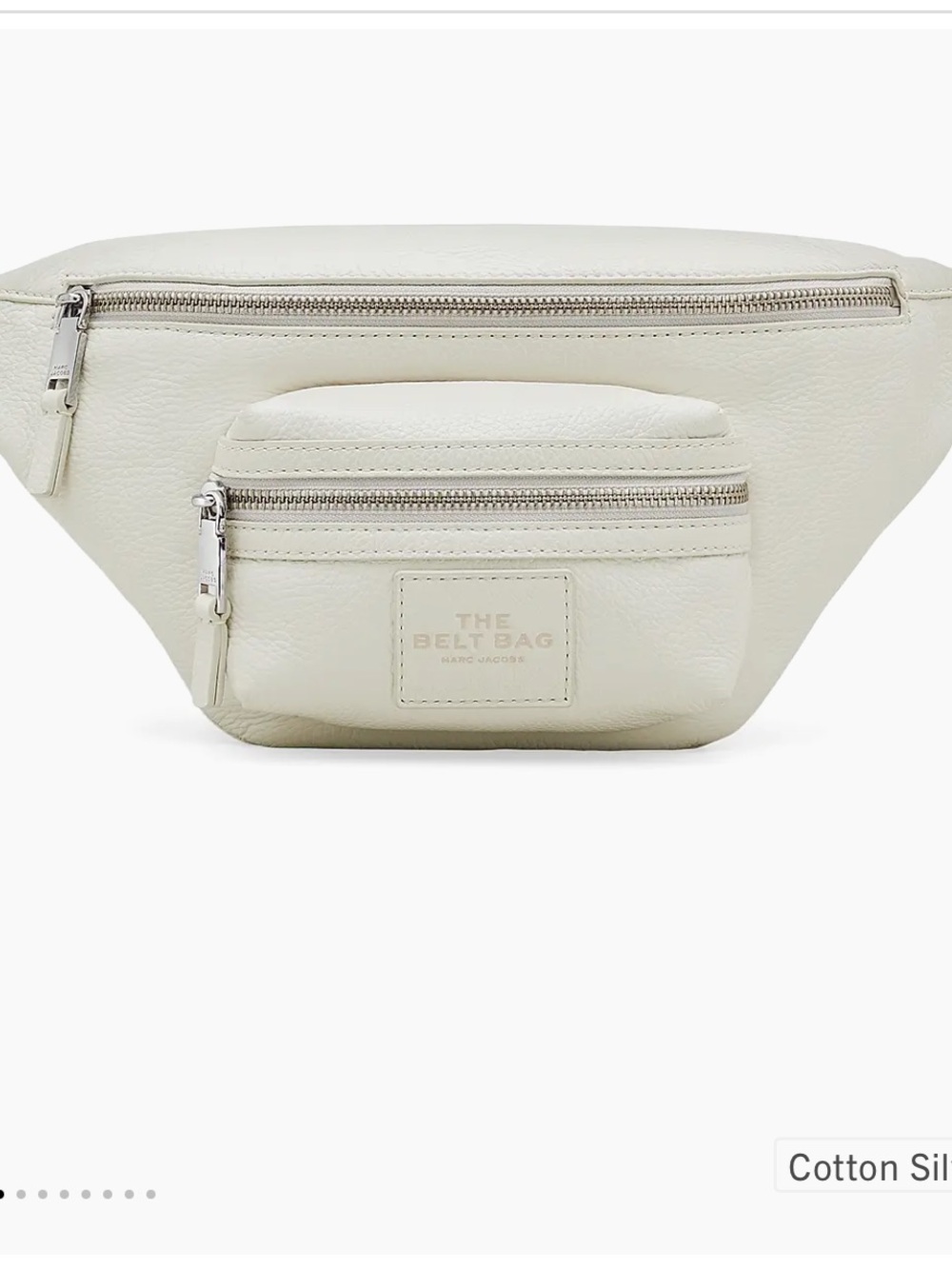 Marc Jacobs Leather Belt Bag - White